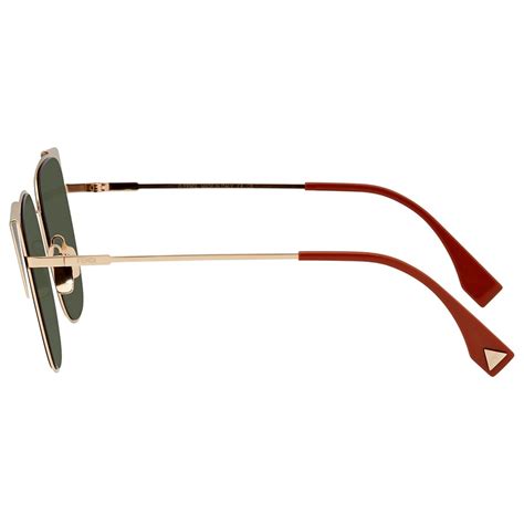 fendi ff 0191 s|Fendi Lei Green Square Ladies Sunglasses FF 0191/S DDB 55.